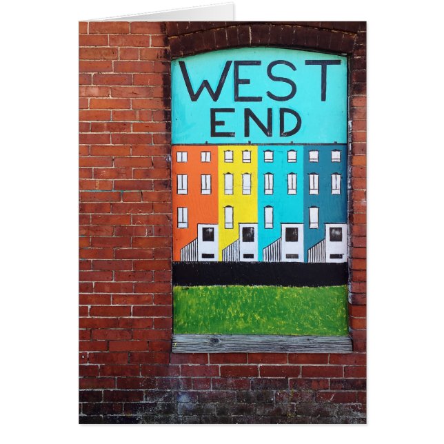 west end city wall art cards (Front)