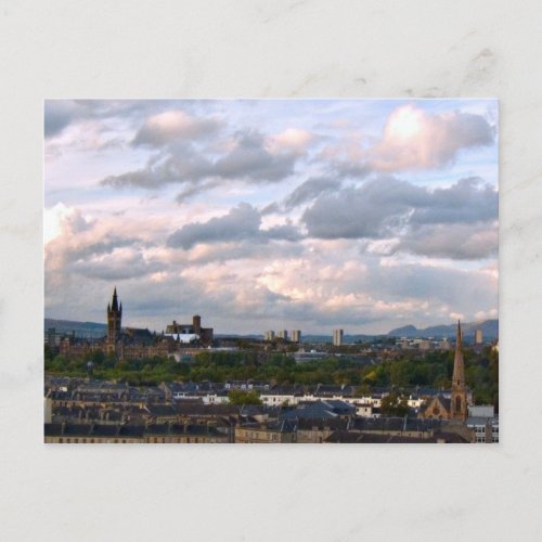West End Glasgow Postcard