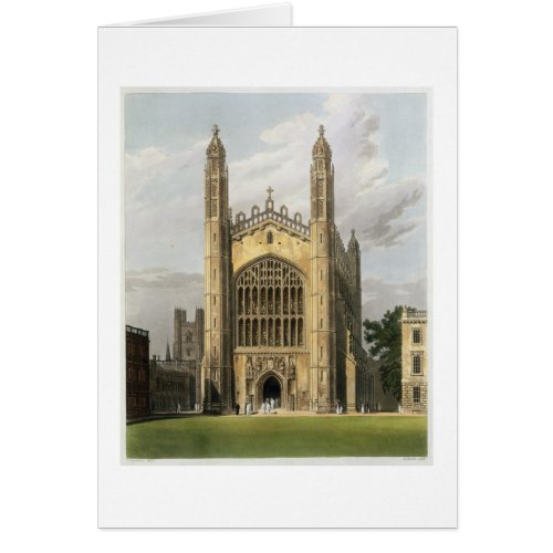 West End of Kings College Chapel Cambridge from