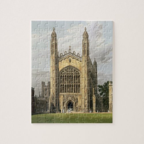 West End of Kings College Chapel Cambridge from Jigsaw Puzzle