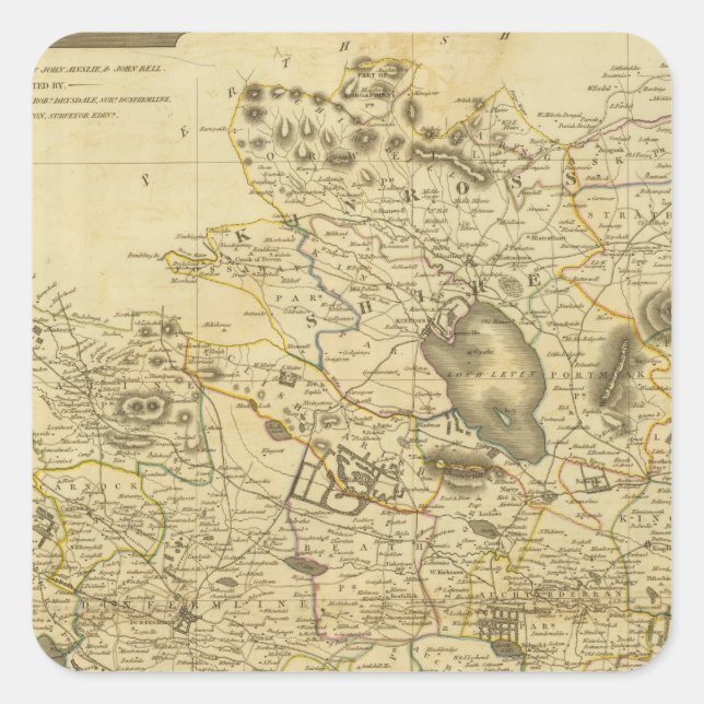 West Fife Square Sticker (Front)