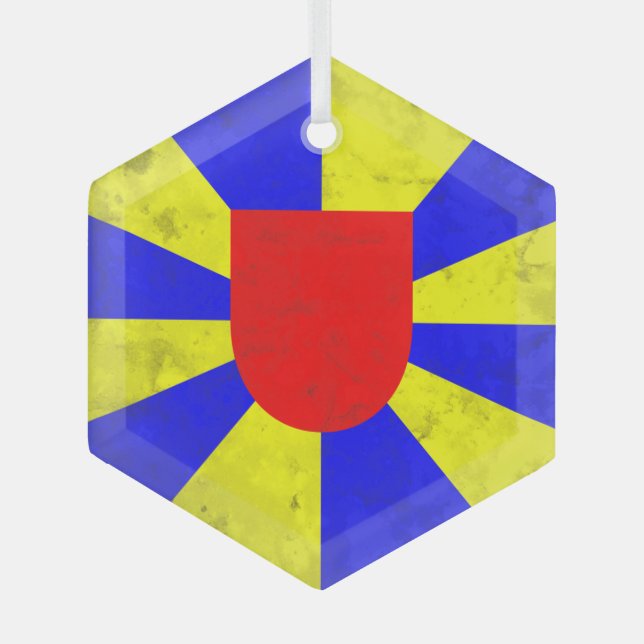 West Flanders Glass Ornament (Front)