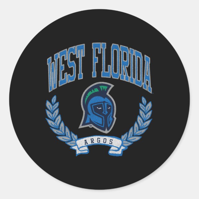 West Florida Argonauts Victory Classic Round Sticker (Front)