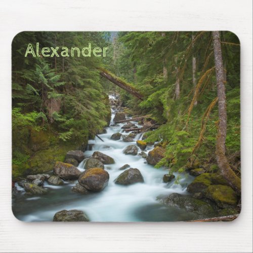 West Fork Foss River Washington Mouse Pad