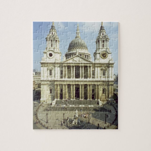 West front of St. Paul's Cathedral, designed by Si Jigsaw Puzzle (Vertical)