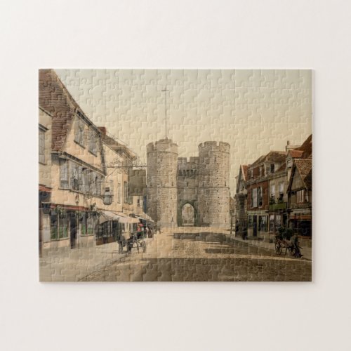 West Gate Canterbury Kent England Jigsaw Puzzle