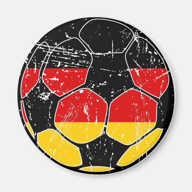 West Germany Soccer Ball Magnets (Front)