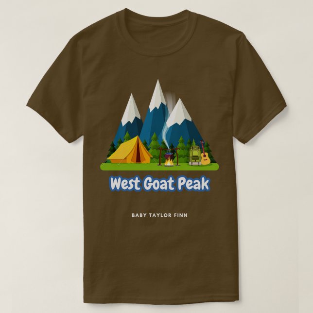 West Goat Peak T-Shirt (Design Front)
