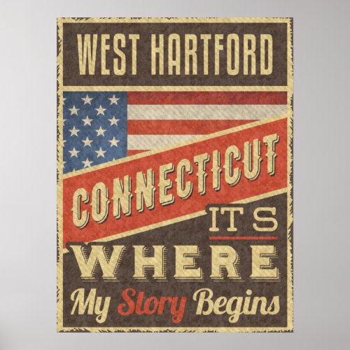 West Hartford Connecticut Poster