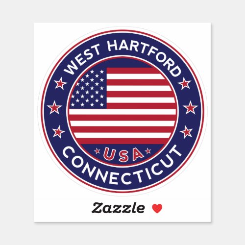 West Hartford Connecticut West Hartford Sticker
