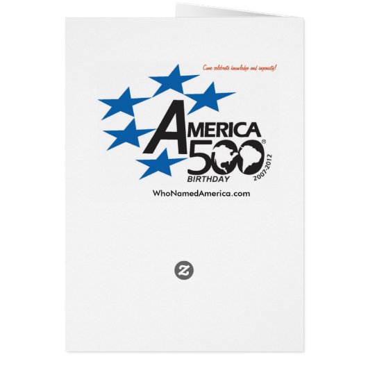 West-Hemisphere, Who Named America? (Back)