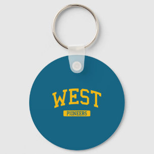 West high school hs wichita ks varsity sports keychain