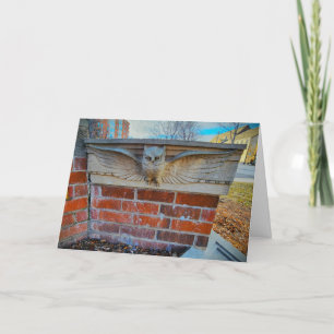 "West High School Owl" Thank You Card