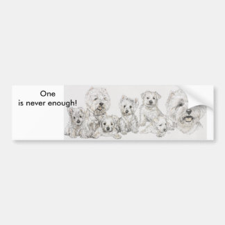 West Highland Terrier Bumper Sticker