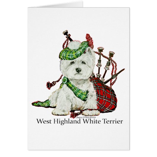 West Highland Terrier Cards (Front)