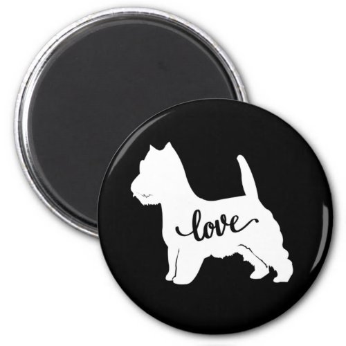 West Highland Terrier Dog Breed Love Magnet