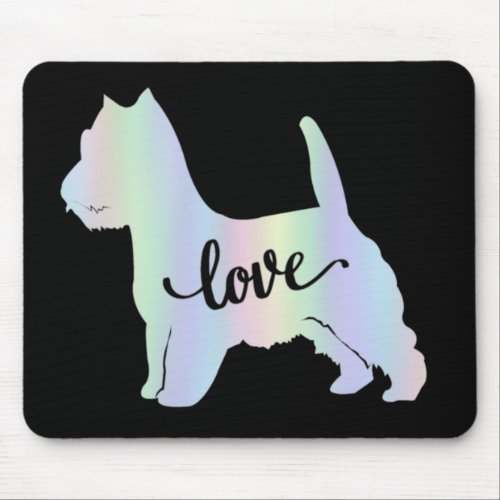 West Highland Terrier Dog Breed Love Mouse Pad