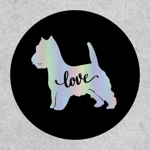 West Highland Terrier Dog Breed Love Patch