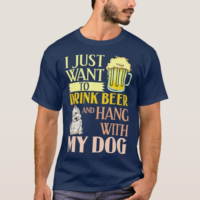 West Highland Terrier Dog Puppies Owner Lover T-Shirt (Front)