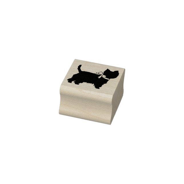 West Highland Terrier Dog Puppy Westie Rubber Stamp (Stamp)