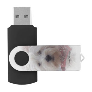 West Highland Terrier Flash Drive