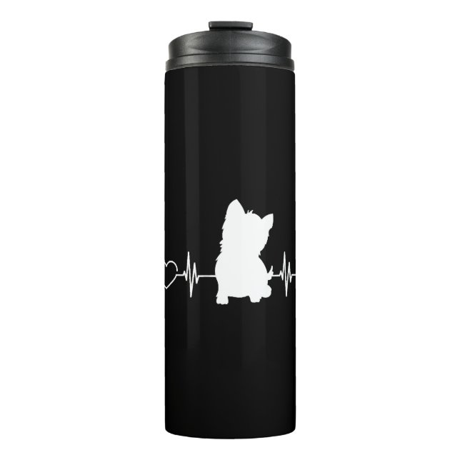 West Highland Terrier Heartbeat Thermal Tumbler (Front)