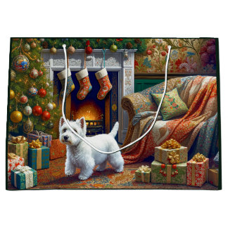 West Highland Terrier Large Gift Bag