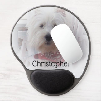 West Highland Terrier Personalised Gel Mouse Pad