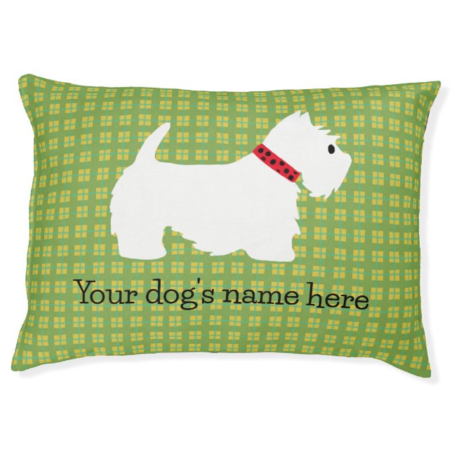 West Highland Terrier  Pet Bed (Front)