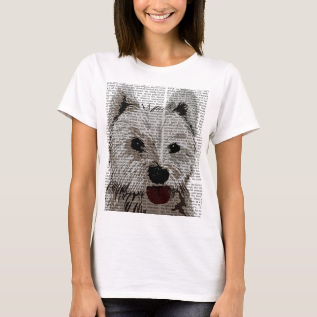 West Highland Terrier Plain T-Shirt (Front)