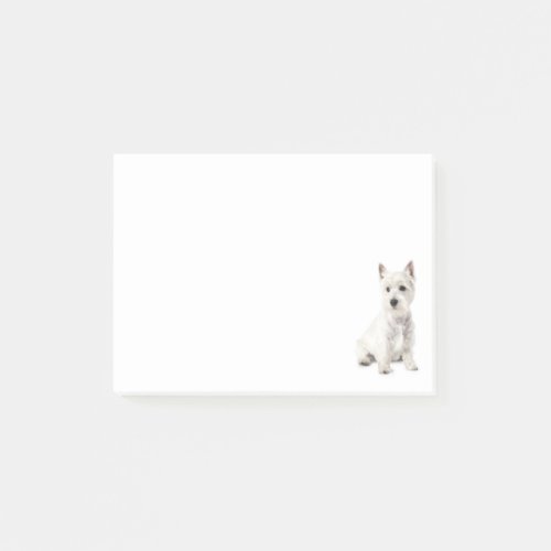West Highland Terrier Puppy Dog Love Post_it Notes