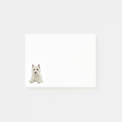West Highland Terrier Puppy Dog Post_it Notes
