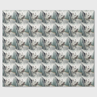 West Highland Terrier Scenic Road Trip Gift Wrap