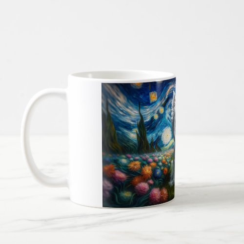 West Highland Terrier Van Gogh Dreamscape Coffee Mug