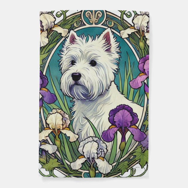 West Highland Terrier Westie                       Garden Flag (Front)
