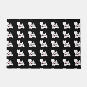 West Highland Terrier (Westie) Love Doormat