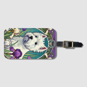 West Highland Terrier Westie Luggage Tag