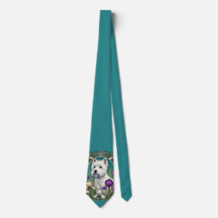West Highland Terrier Westie Neck Tie
