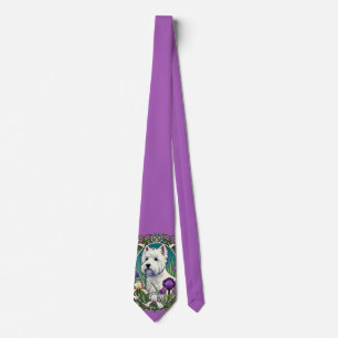 West Highland Terrier Westie Neck Tie