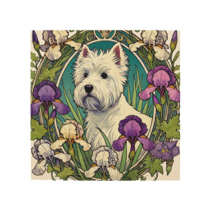 West Highland Terrier Westie Wood Wall Art