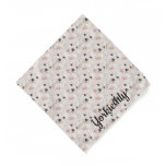 West Highland Terrier White Patterned Bandana