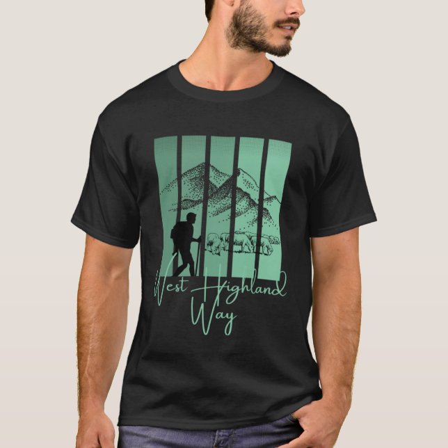 West Highland Way Scotland Edinburgh Aberdeen Loch T-Shirt (Front)