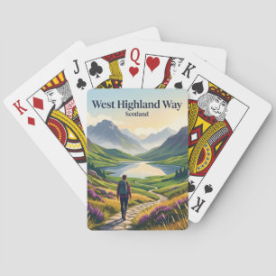 West Highland Way Scotland Poker Cards