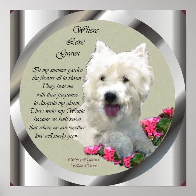 West Highland White Terrier Art Print (Front)