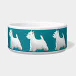 West Highland White Terrier Basic Breed Design Bowl<br><div class="desc">This silhouette can also represent: West Highland, White Terrier, Westie, Westy, Terrier, Scottish Terrier, Wheaten, Black, Sealyham, Norwich, Cairn Terrier, Australian Terrier, Norfolk Terrier, Cesky, Czesky, Drop-Eared Norwich Terrier, Trumpington Terrier, Cantab Terrier, Jones Terrier, Prick-Eared Norwich Terrier, Norwich terrier, Aberdeenie, Scottie, Aberdeen Terrier, Poltalloch Terrier, White Roseneath Terrier, Irish Glen...</div>
