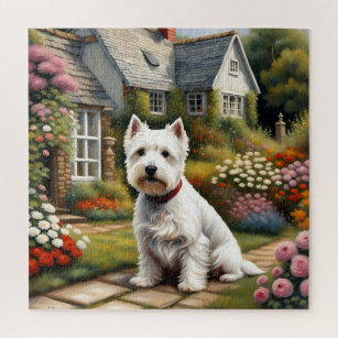 West Highland White Terrier beautiful   Jigsaw Puzzle
