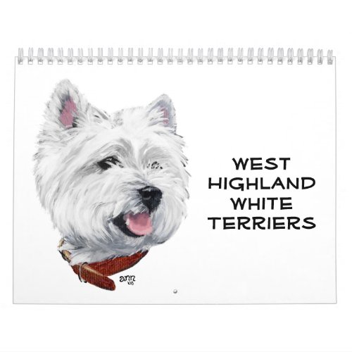 West Highland White Terrier CALENDAR