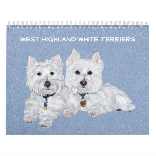 West Highland White Terrier CALENDAR