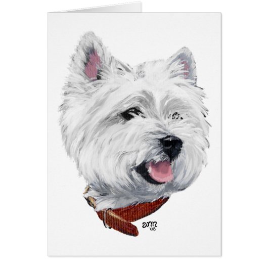 West Highland White Terrier Cards (Front)