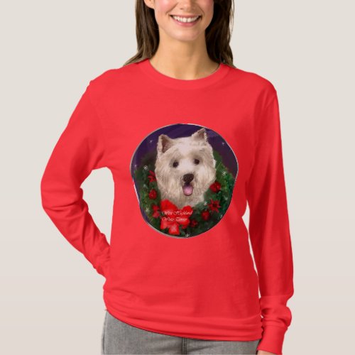 West Highland White Terrier Christmas Gifts T_Shirt